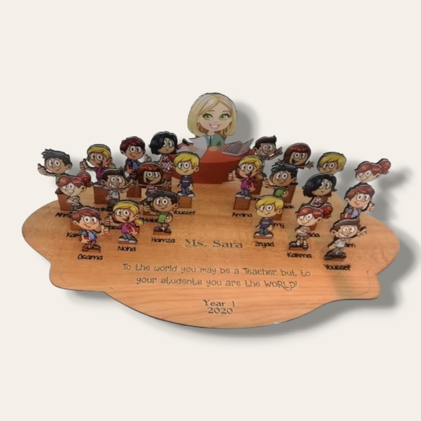 3D wooden Class (Cartoon)