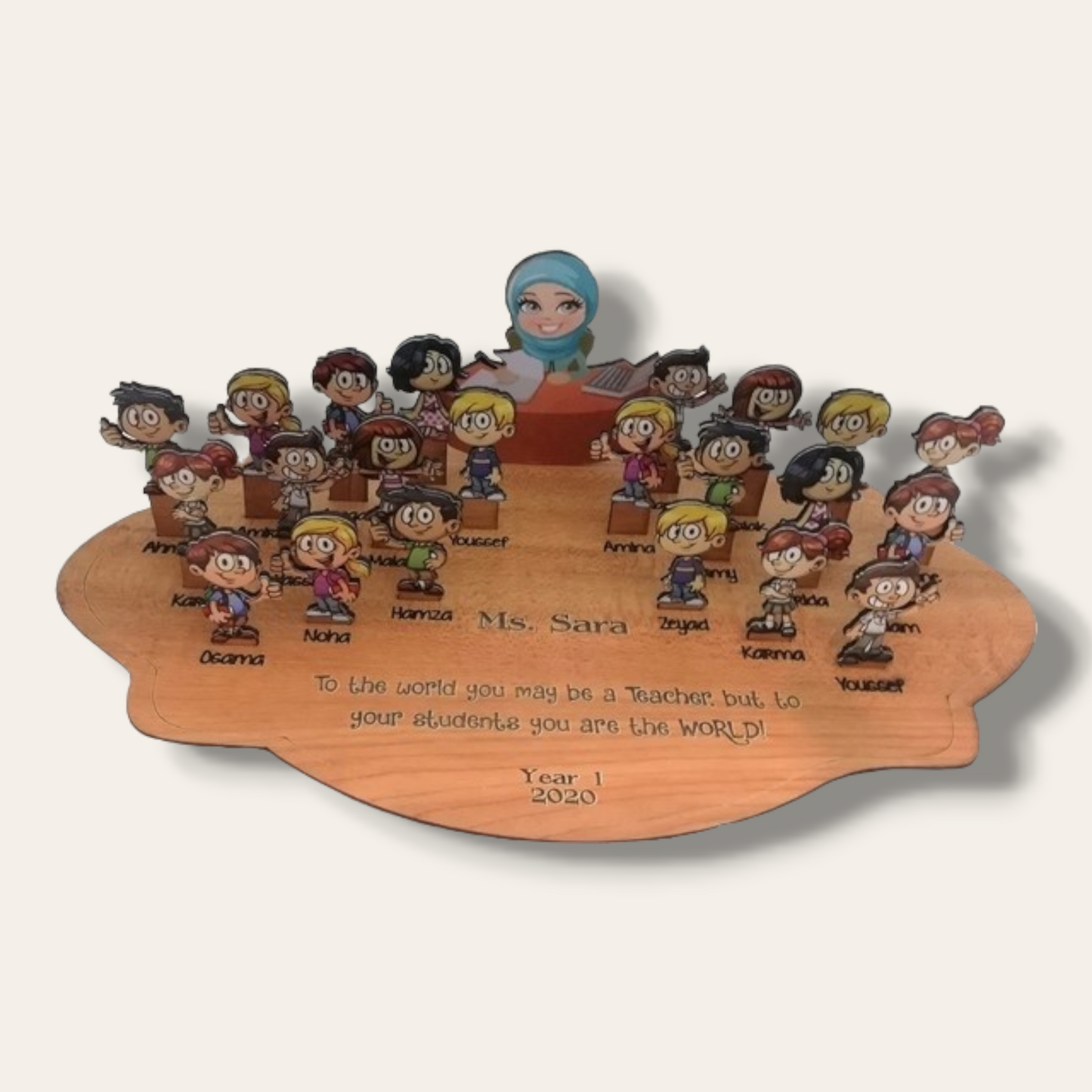 3D wooden Class (Cartoon)