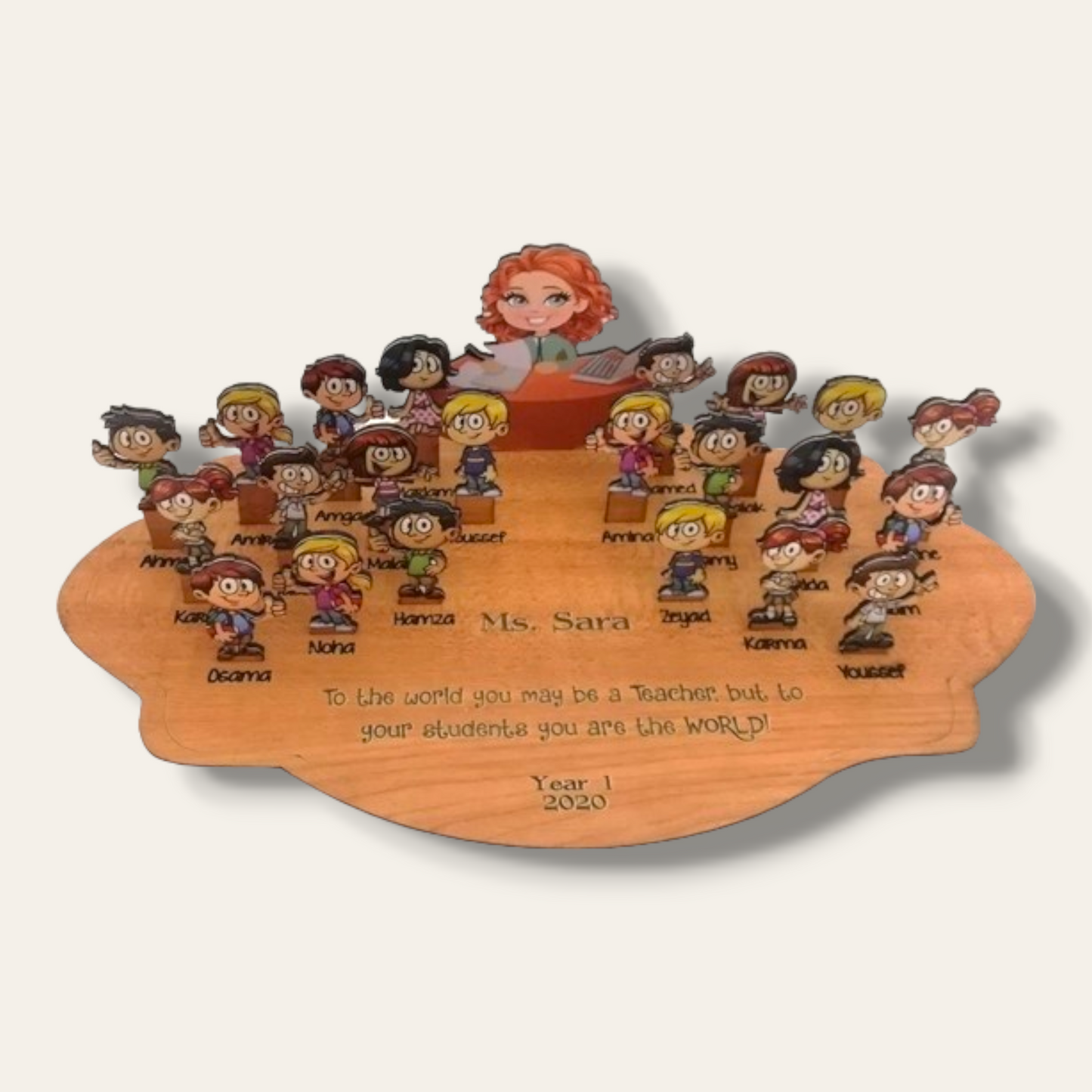 3D wooden Class (Cartoon)