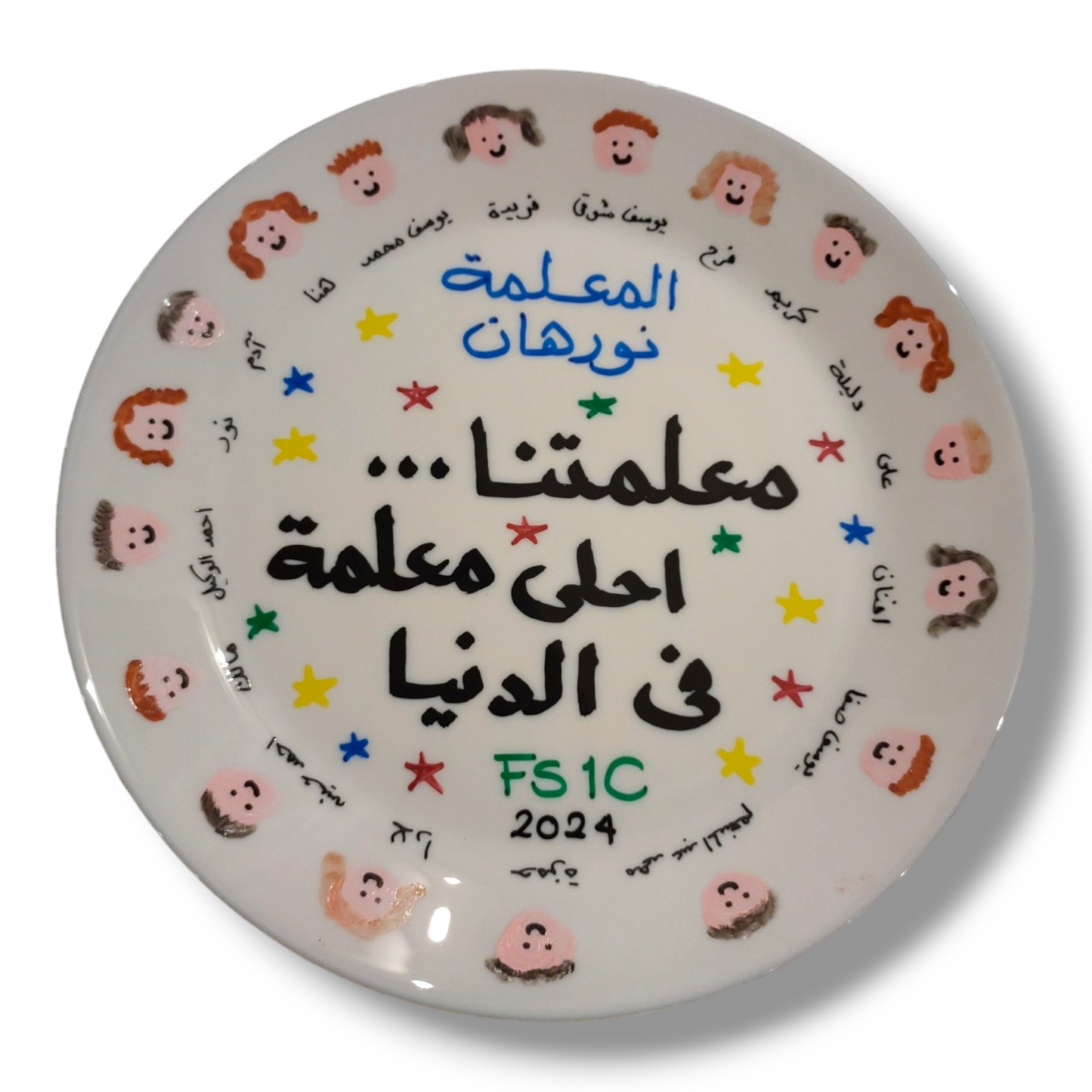 Hand painted Class plates