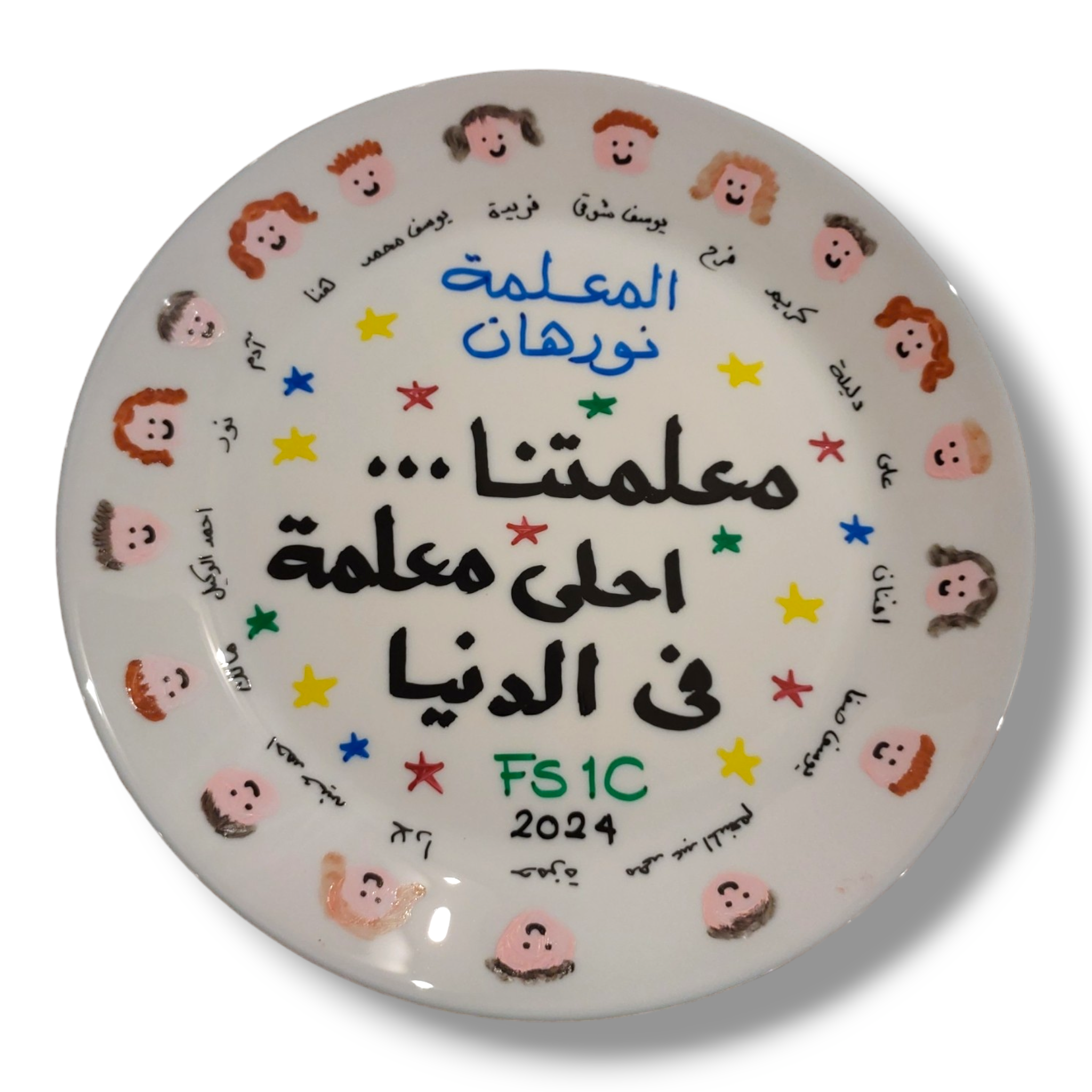 Hand painted Class plates