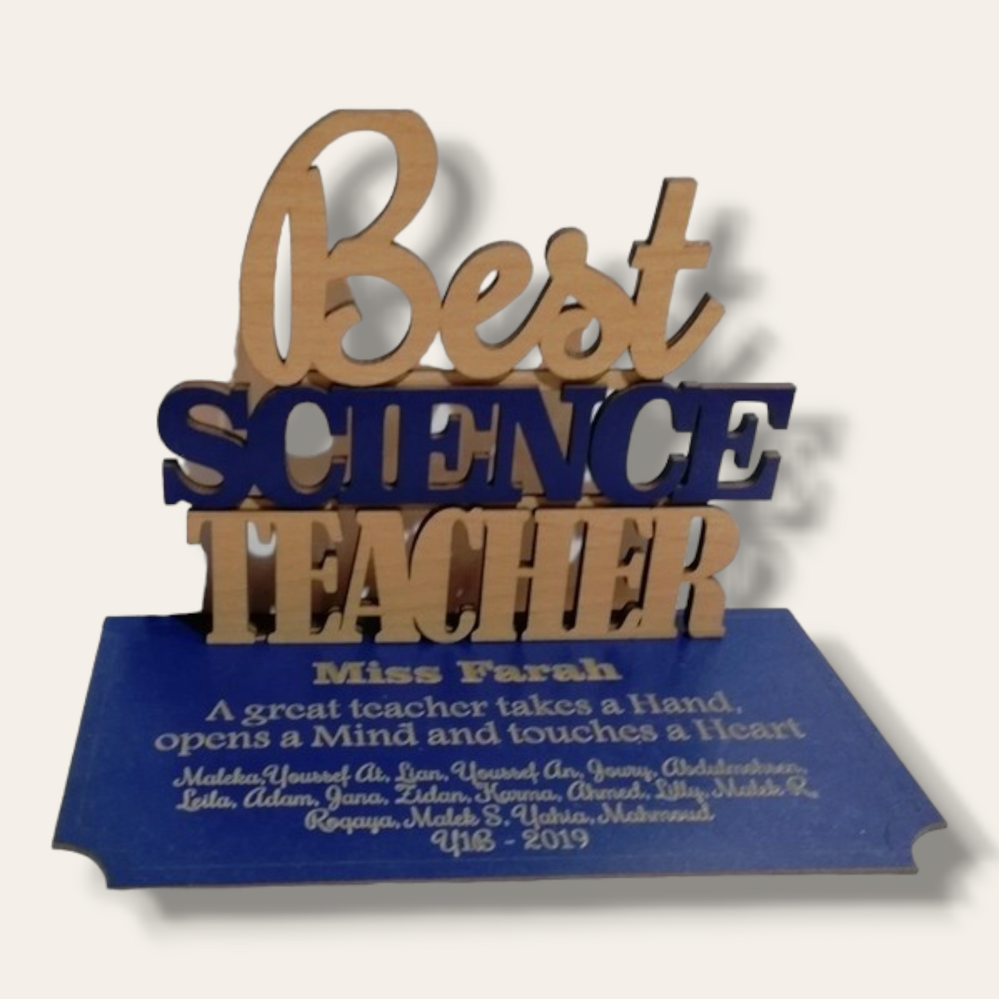 Best "Subject" Teacher desk stand