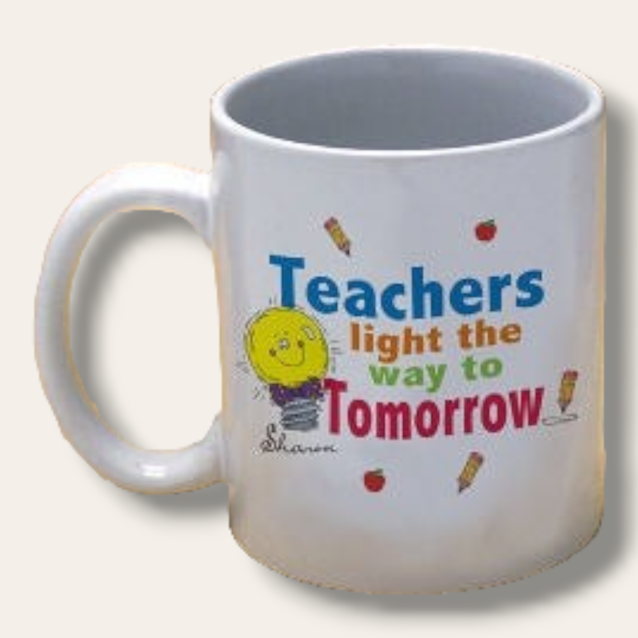 Teacher Mug "Teachers light the way ..."
