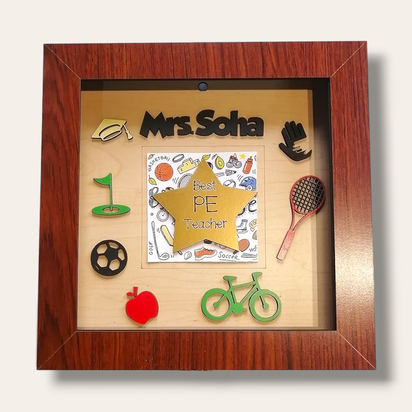 Teacher shadow box