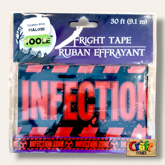 Fright tape Halloween decoration