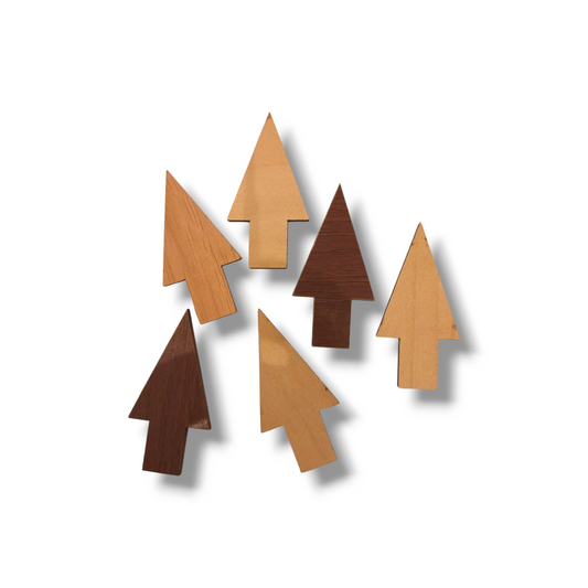 Wooden arrows