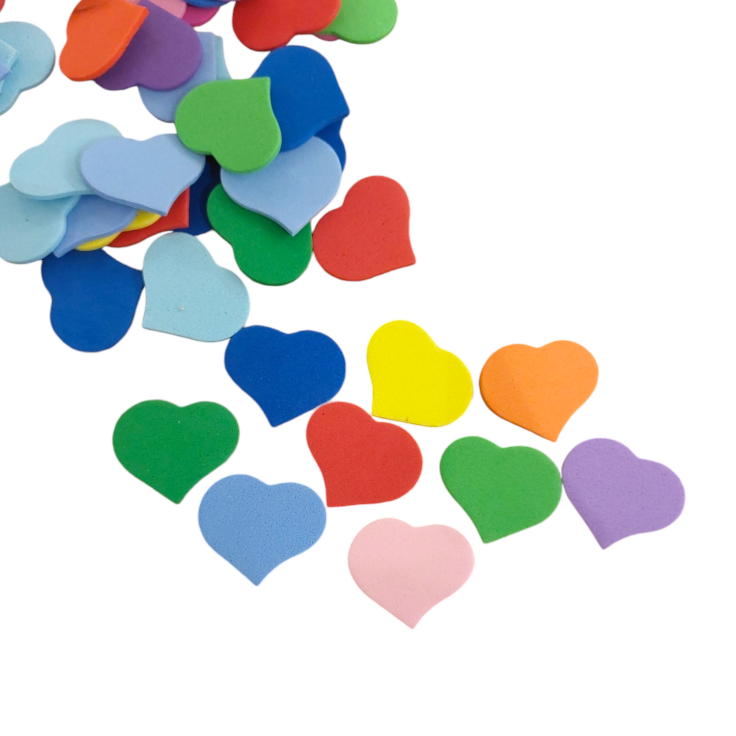 Foam hearts 3 cm