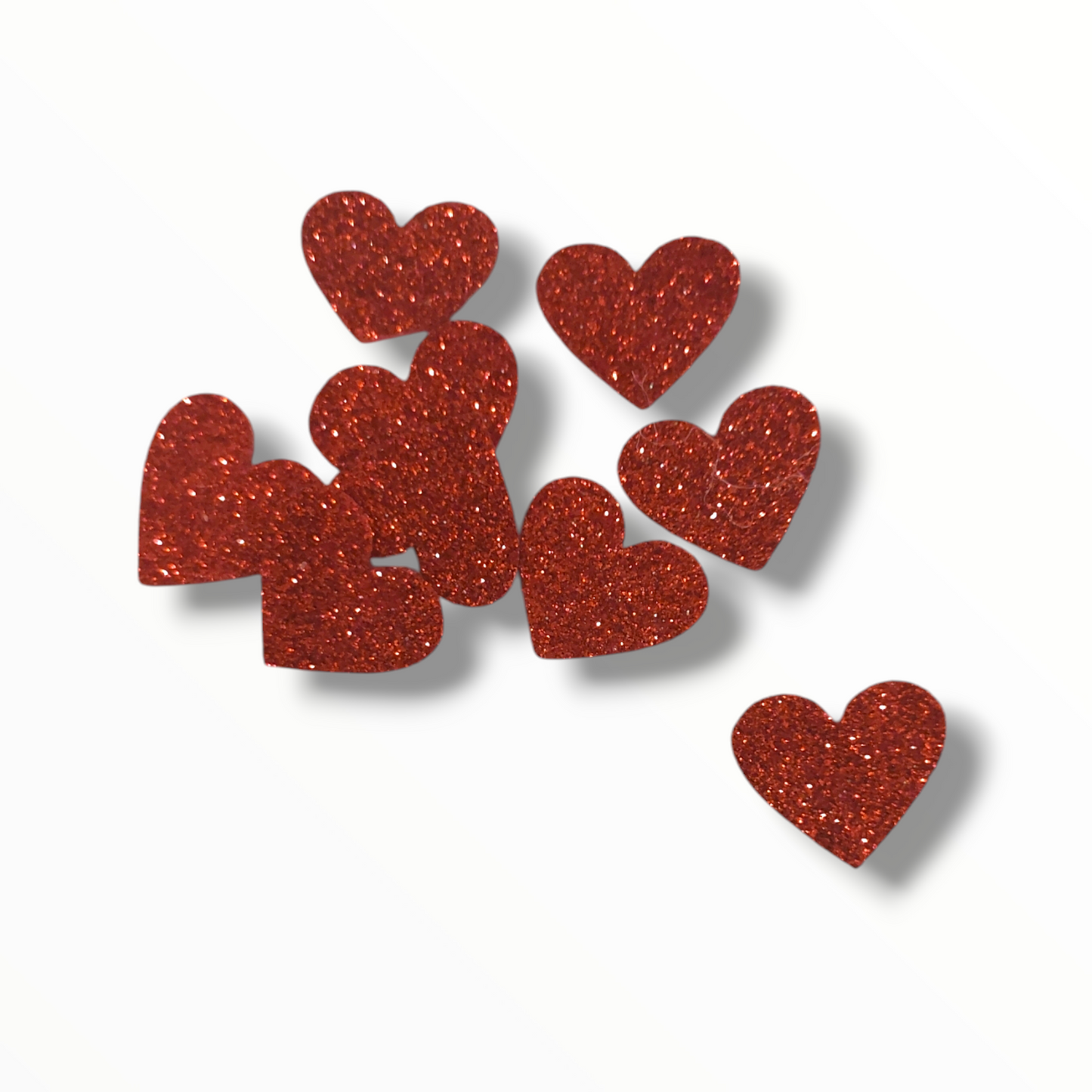 Foam hearts 2.5 cm