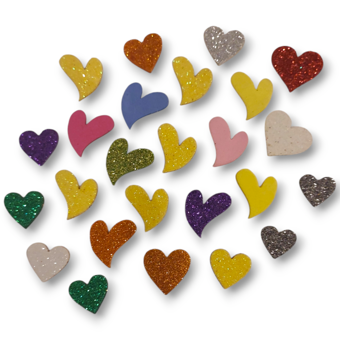 Foam hearts curved 2cm