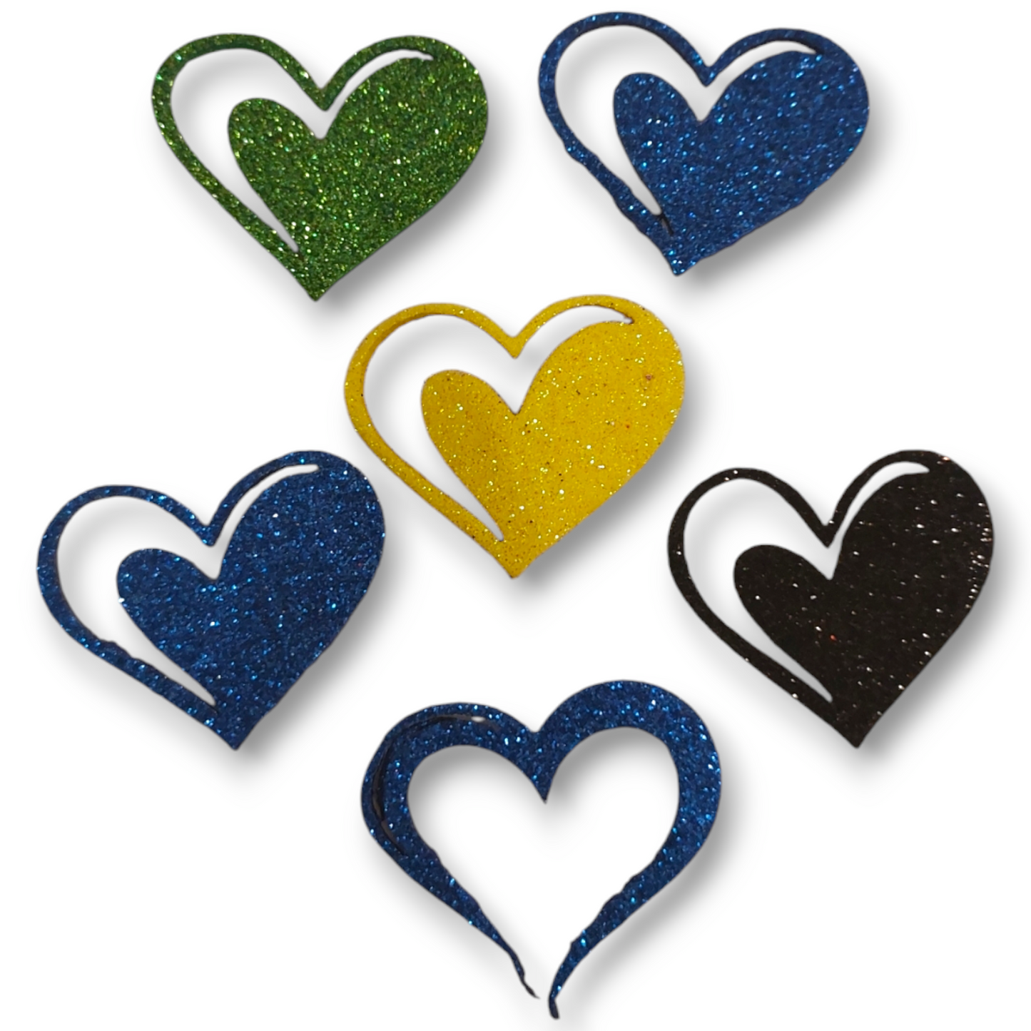 Foam hearts 4cm