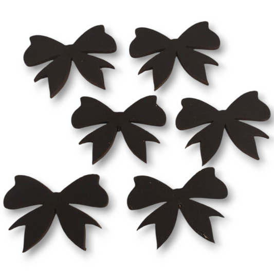 wooden bows black 3.5cm