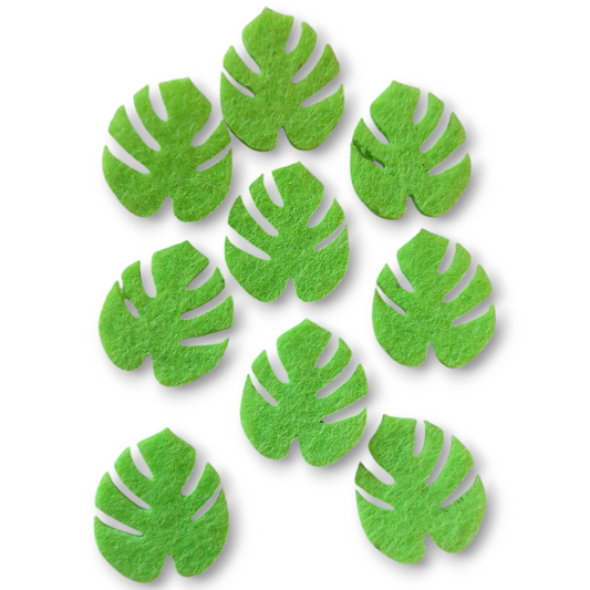 Felt leaves 2.5cm