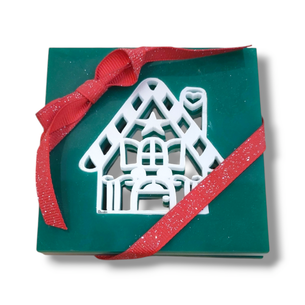 Coaster: Acrylic Christmas coasters (set of 4)