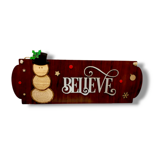 Christmas sign (Believe)