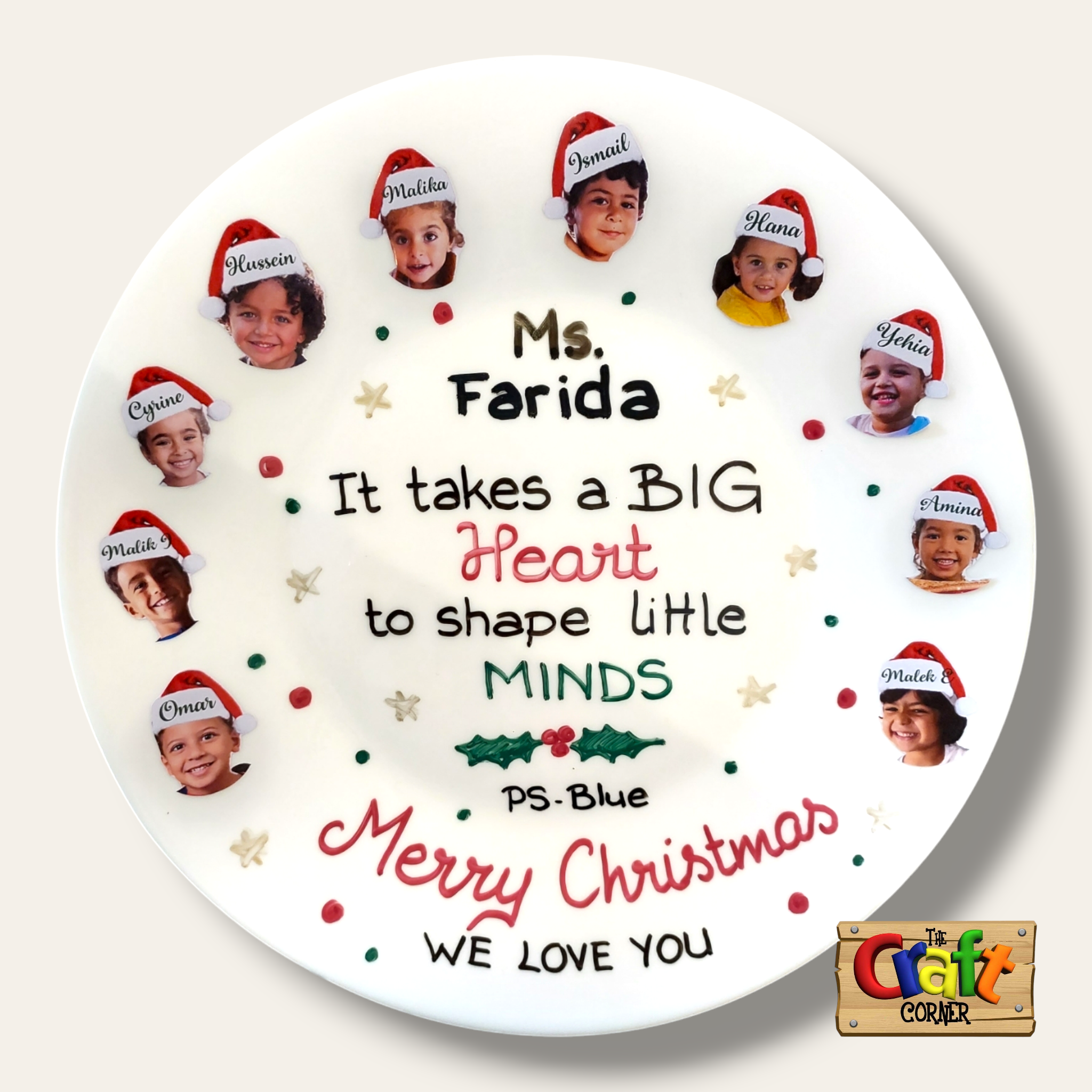 Plate: Real pictures Class plates (Christmas)