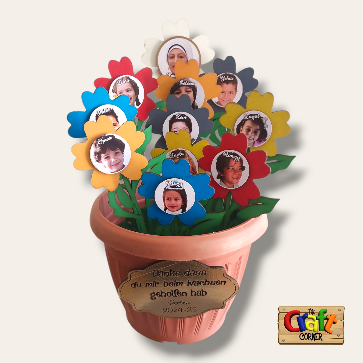 Pot: Wooden flower pot (pictures)