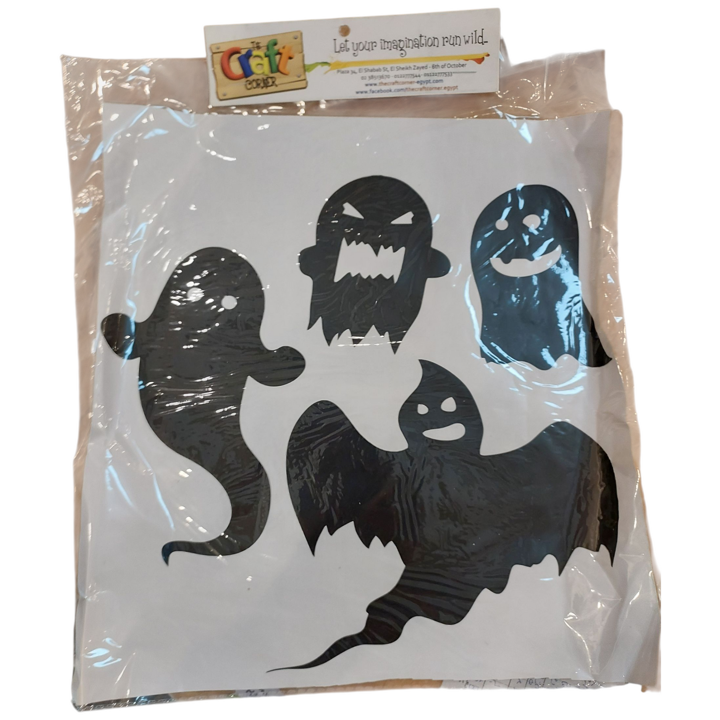 Halloween stickers (ghosts)
