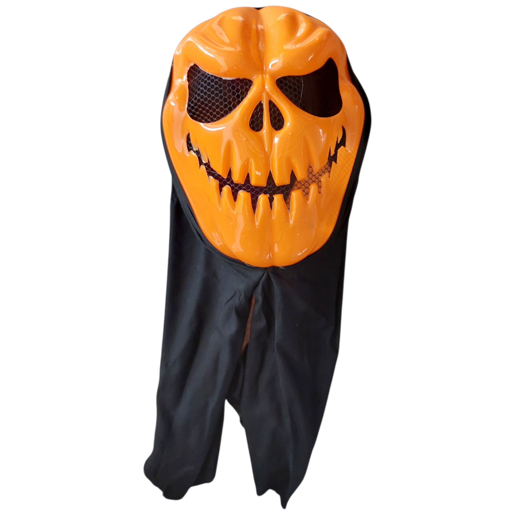 Face mask (orange ghost)