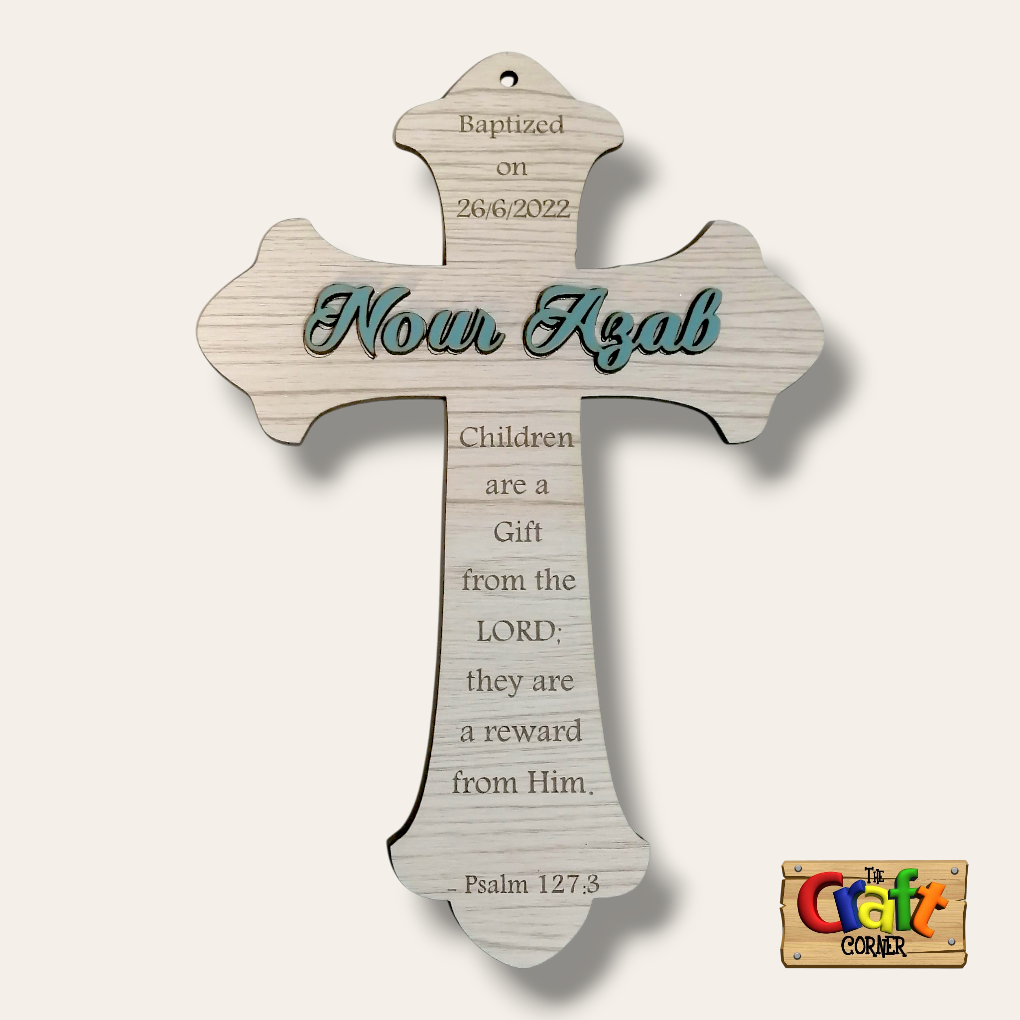 Wooden baptism cross 4