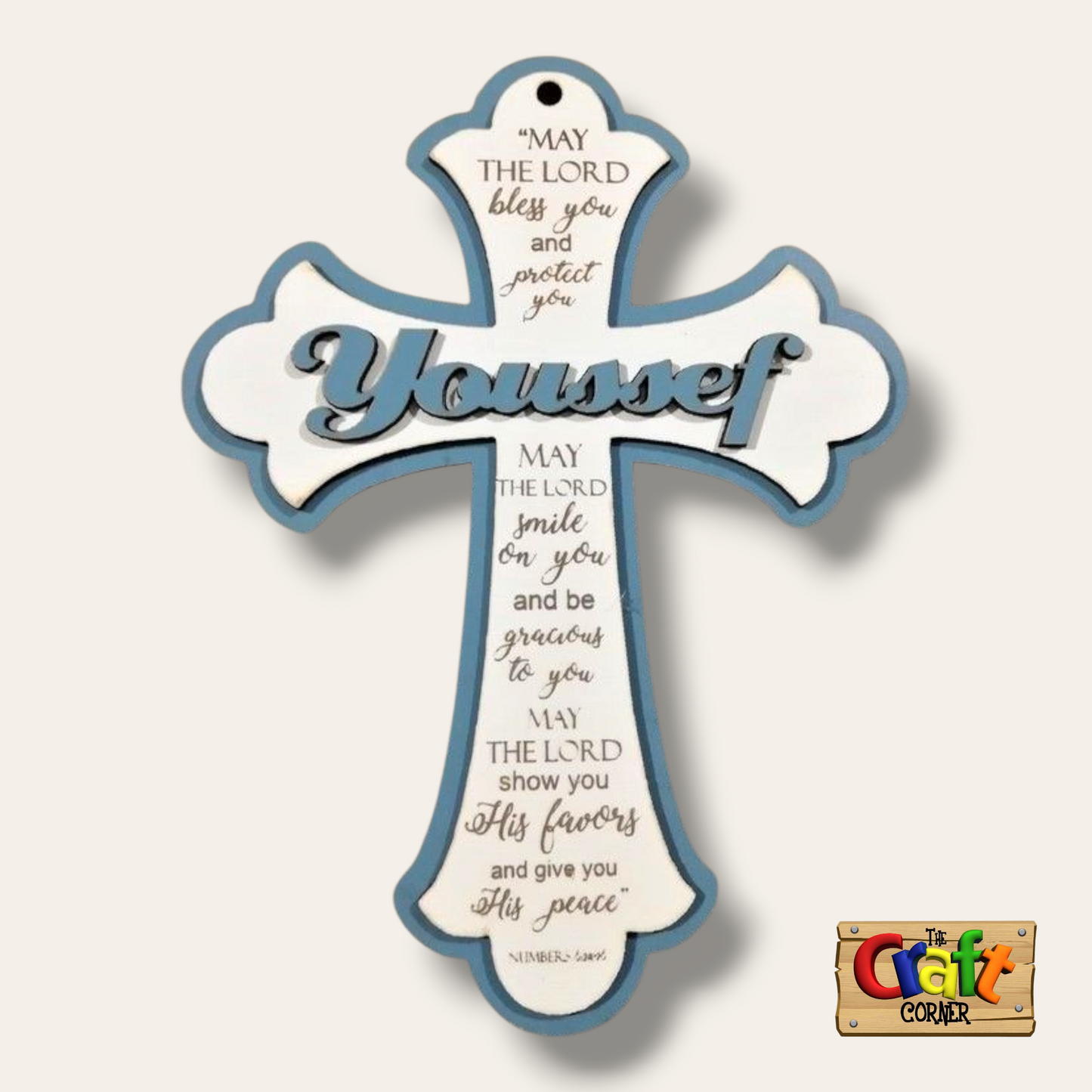 Wooden baptism cross 5