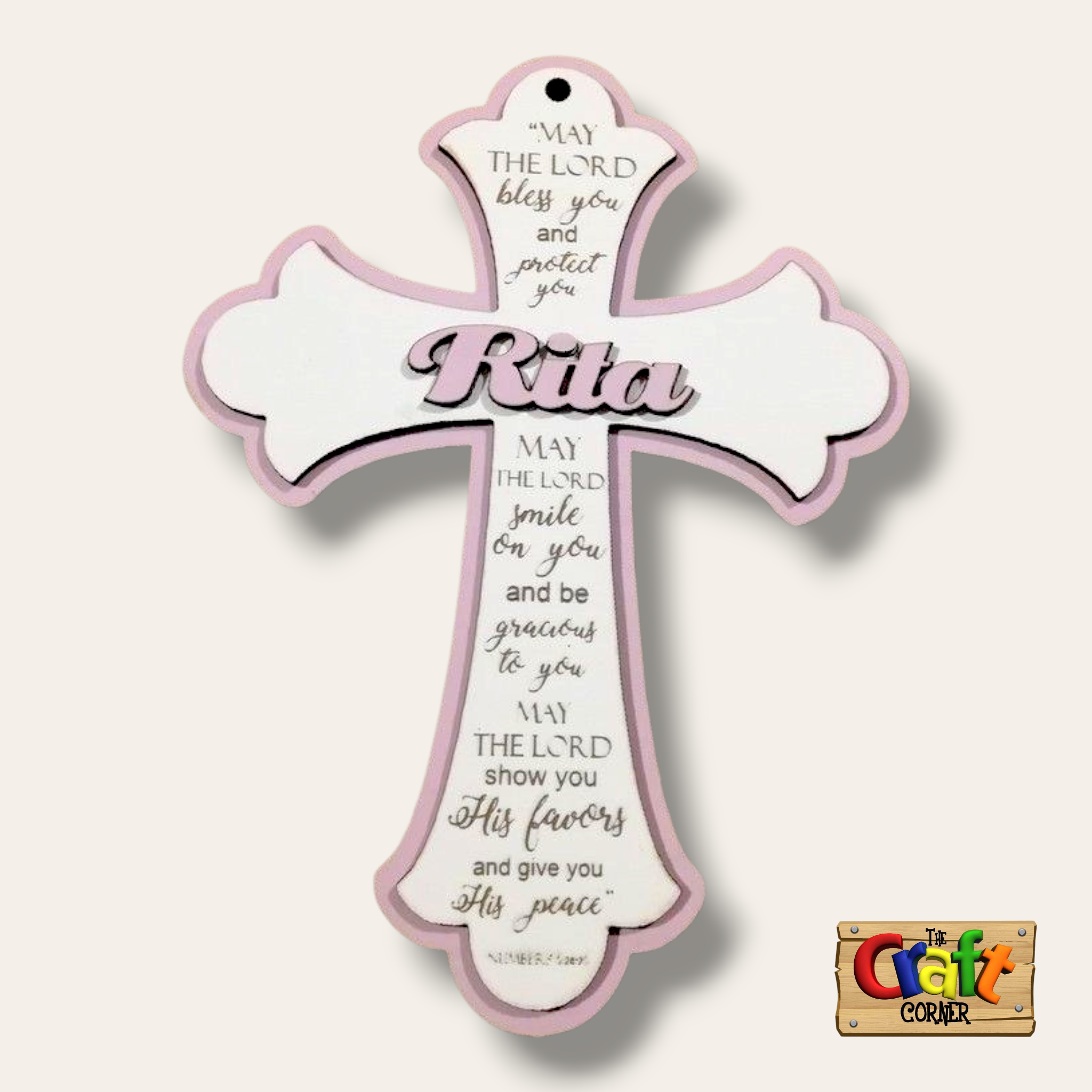 Wooden baptism cross 5