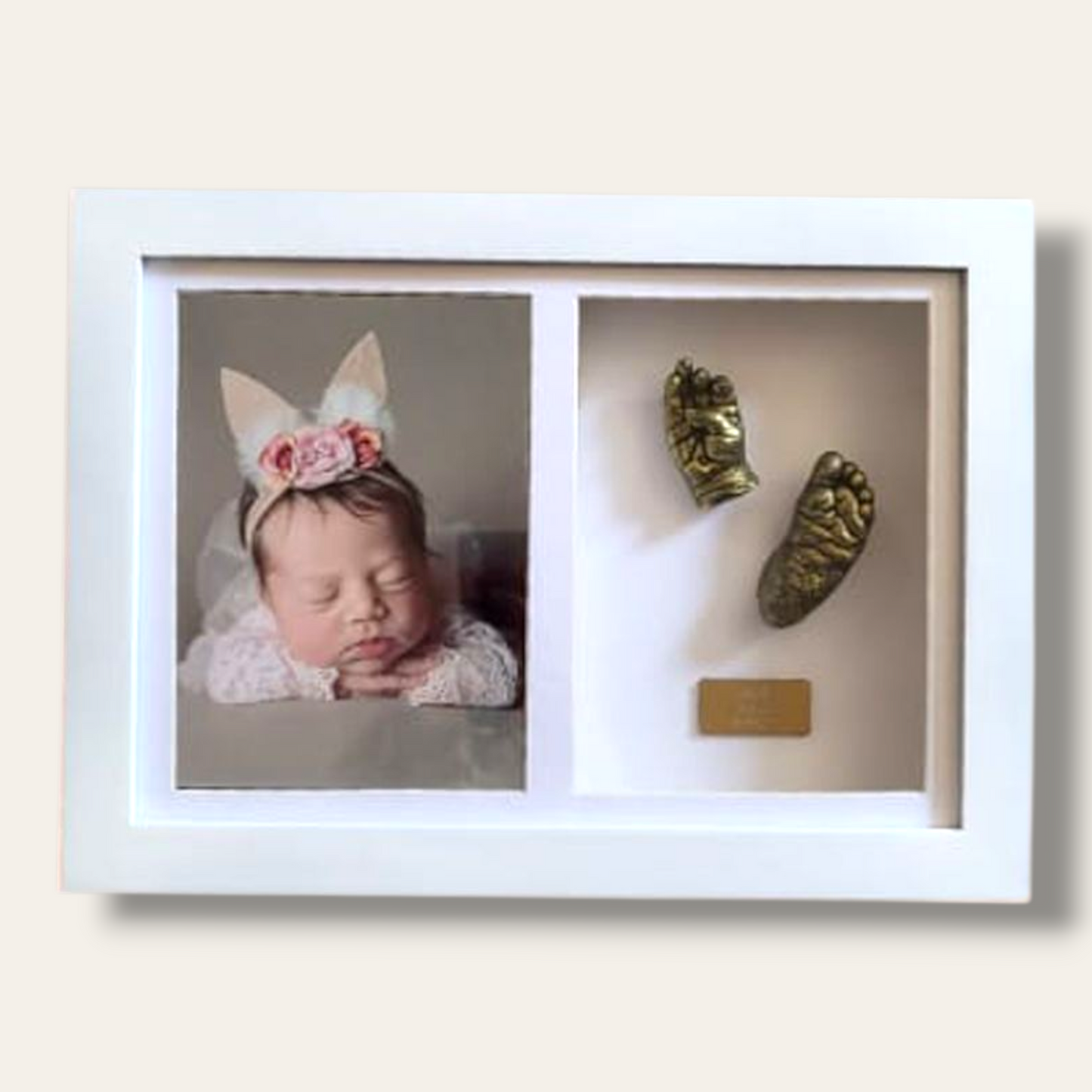 Baby cast frame with picture Package 3
