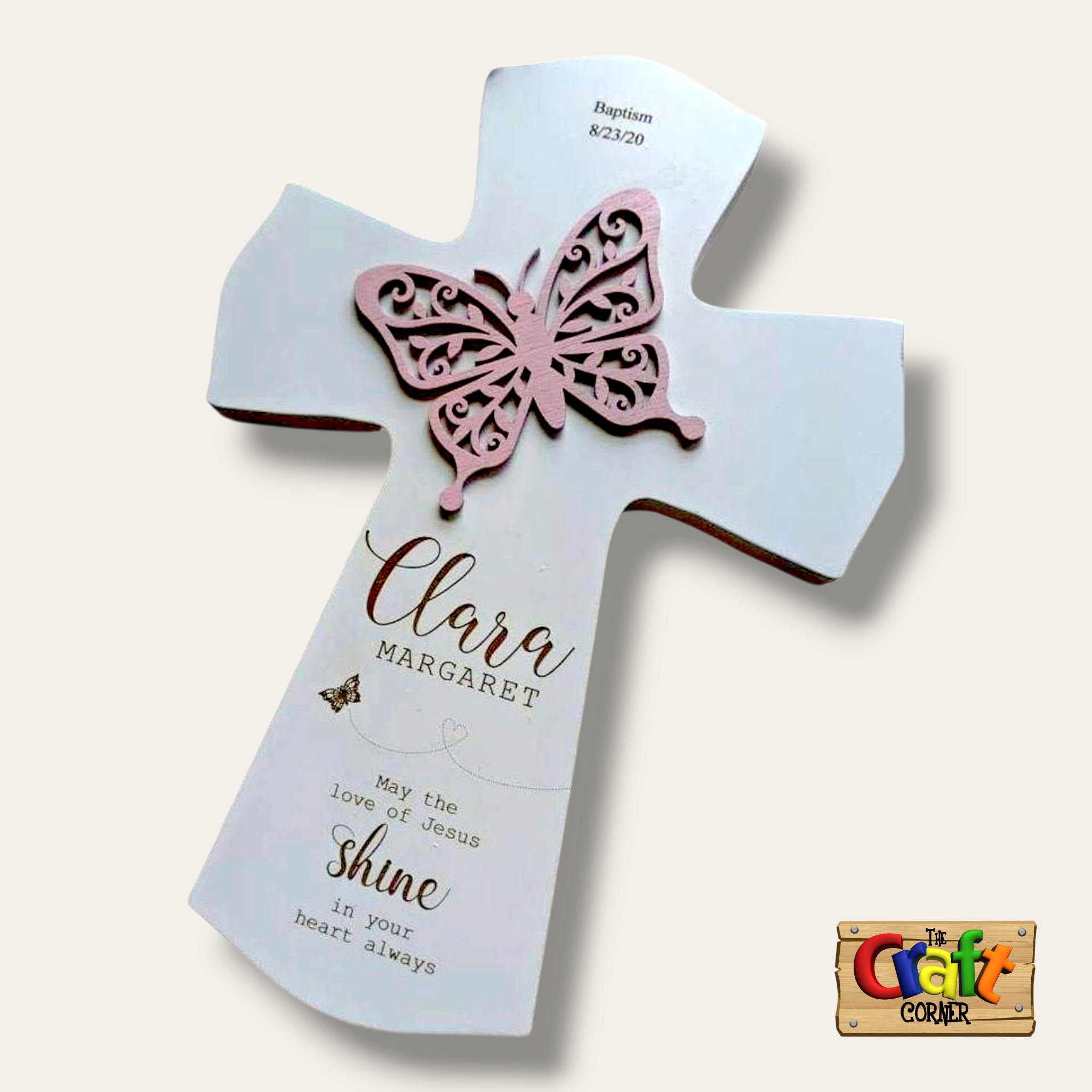 Wooden baptism cross 3