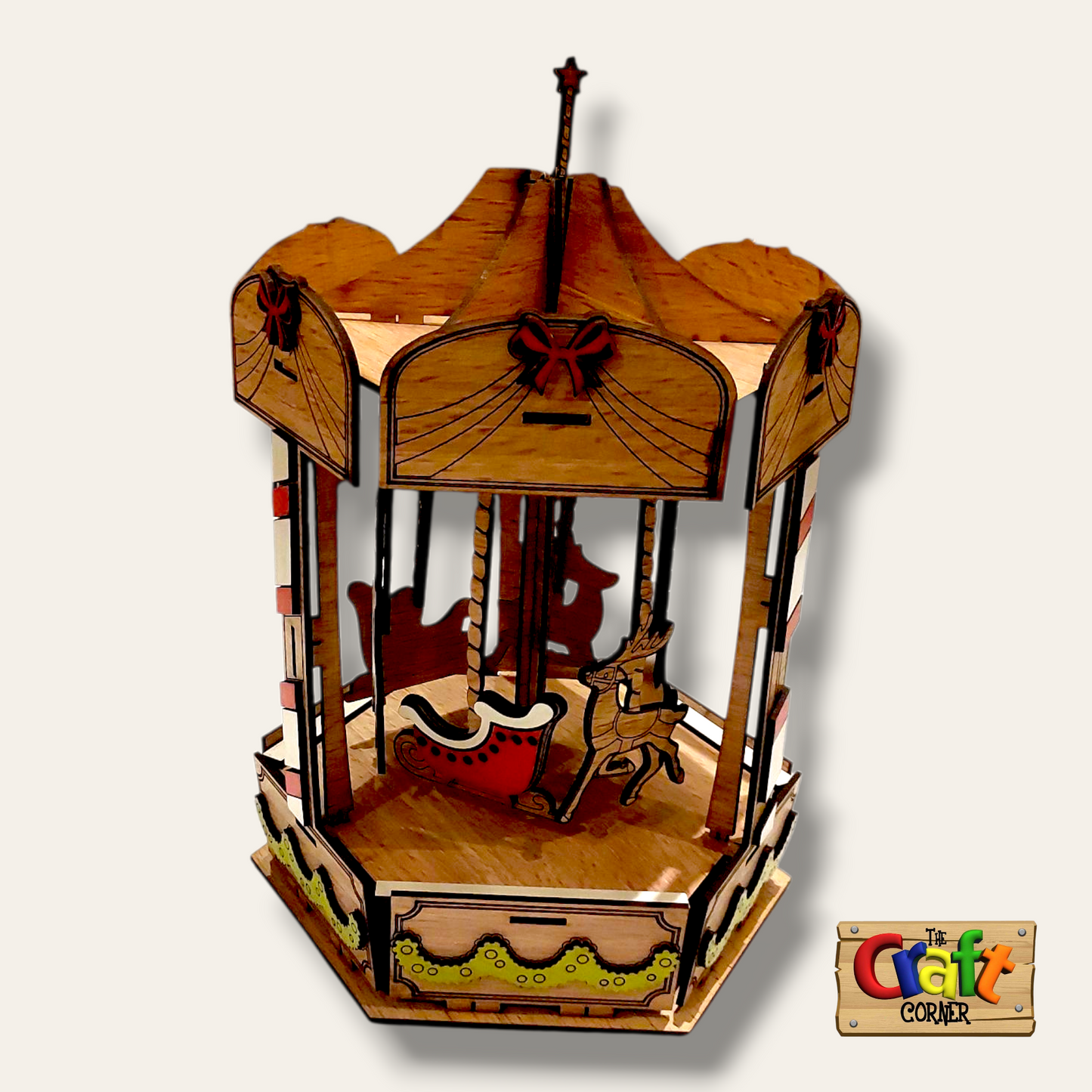 Wooden Christmas Carosel