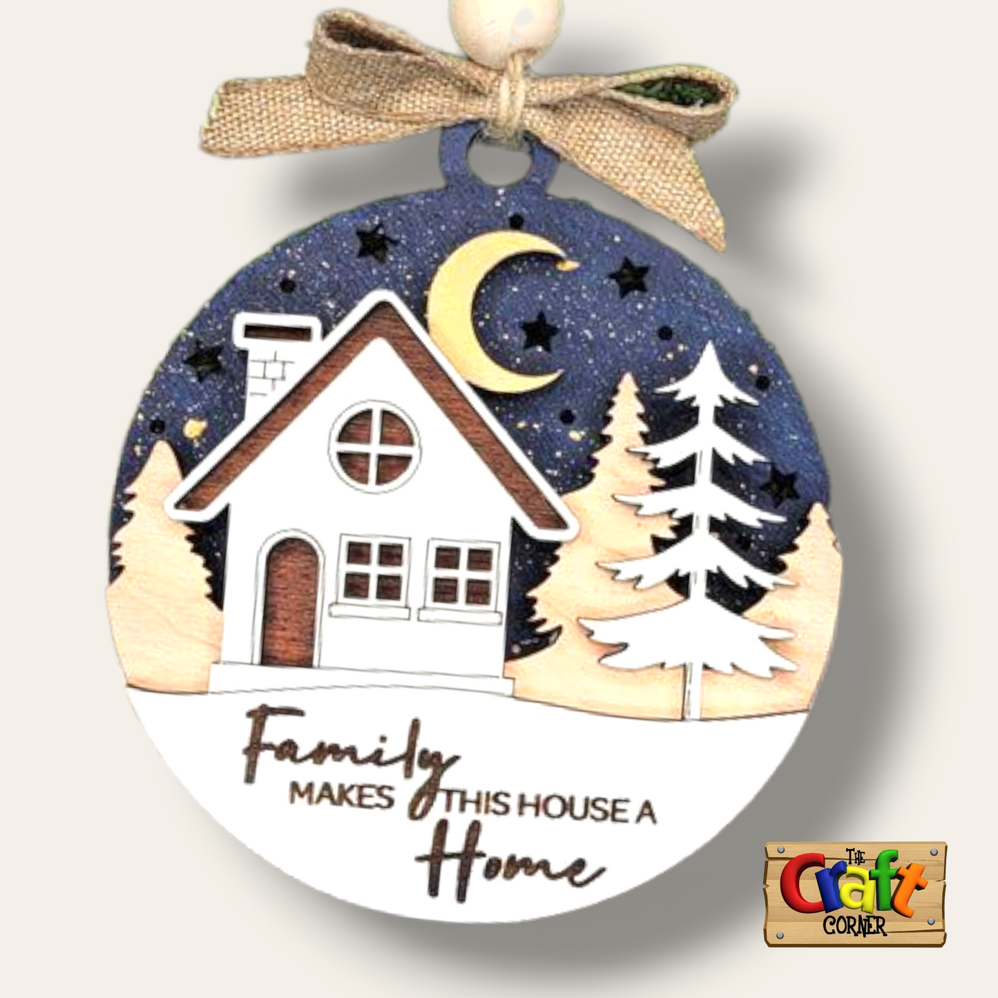 Christmas sign (Family makes a home)