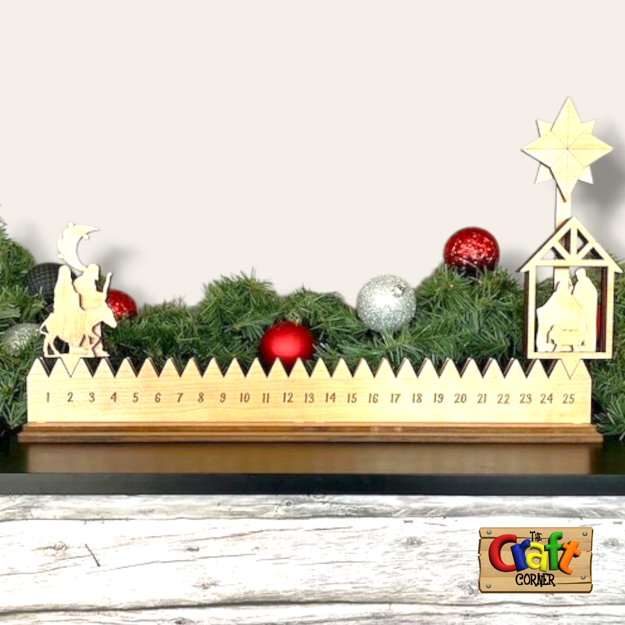 Christmas countdown stand (Nativity trip)