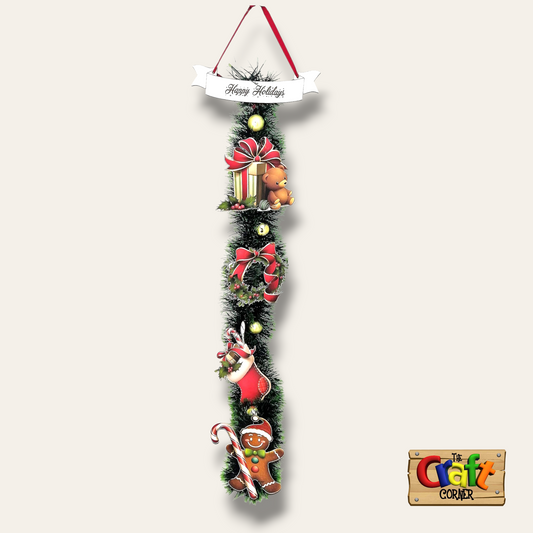 Christmas sign (Happy Holidays dangler)