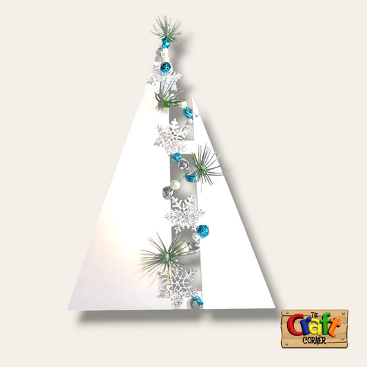 Christmas tree: Contemporary acrylic Christmas tree stand (blue)