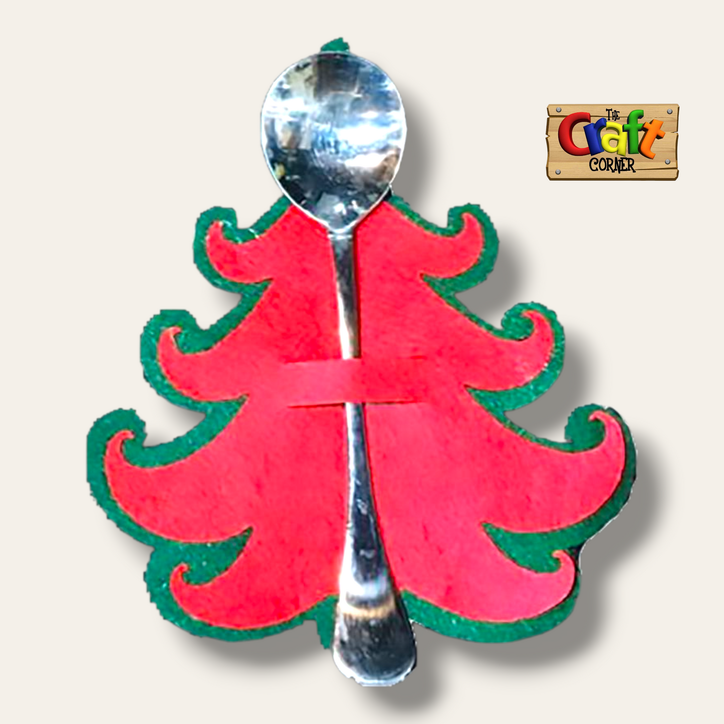 Cutlery holder: Christmas tree Cutlery Holder (set of 6)