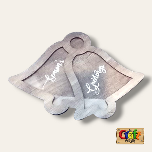 Tray: Serving plate double bells (acrylic)