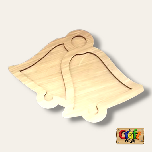 Tray: Serving plate double bells