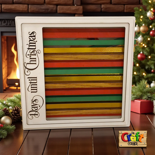 Christmas countdown: picture reveal Santa shadow box