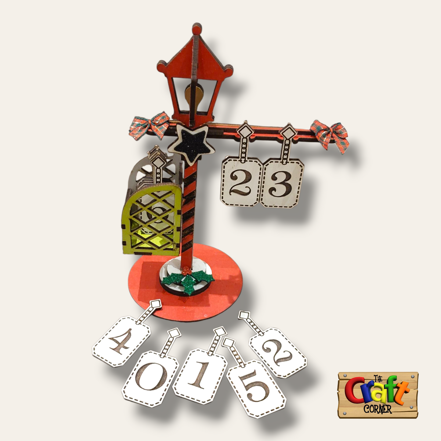 Christmas countdown stand (Lamp post)