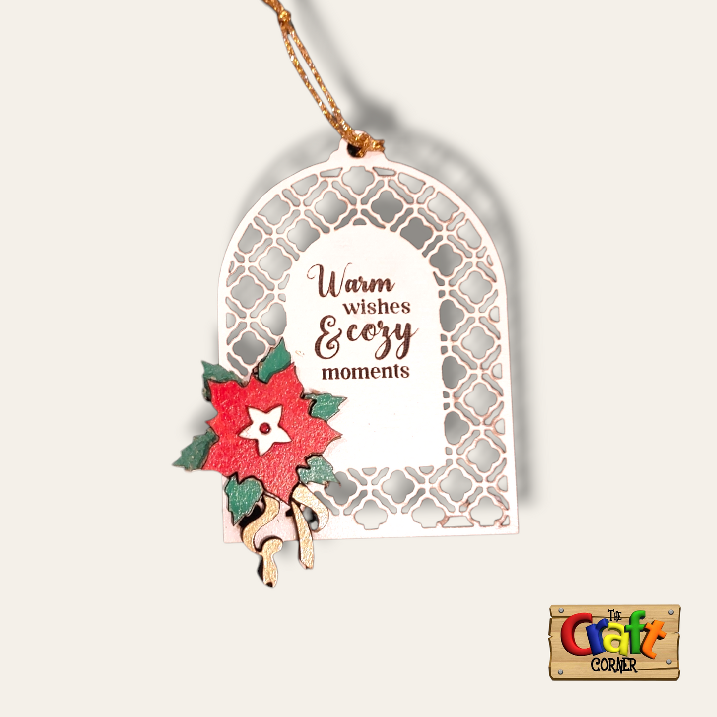 Ornament: Traditional Christmas wooden ornament