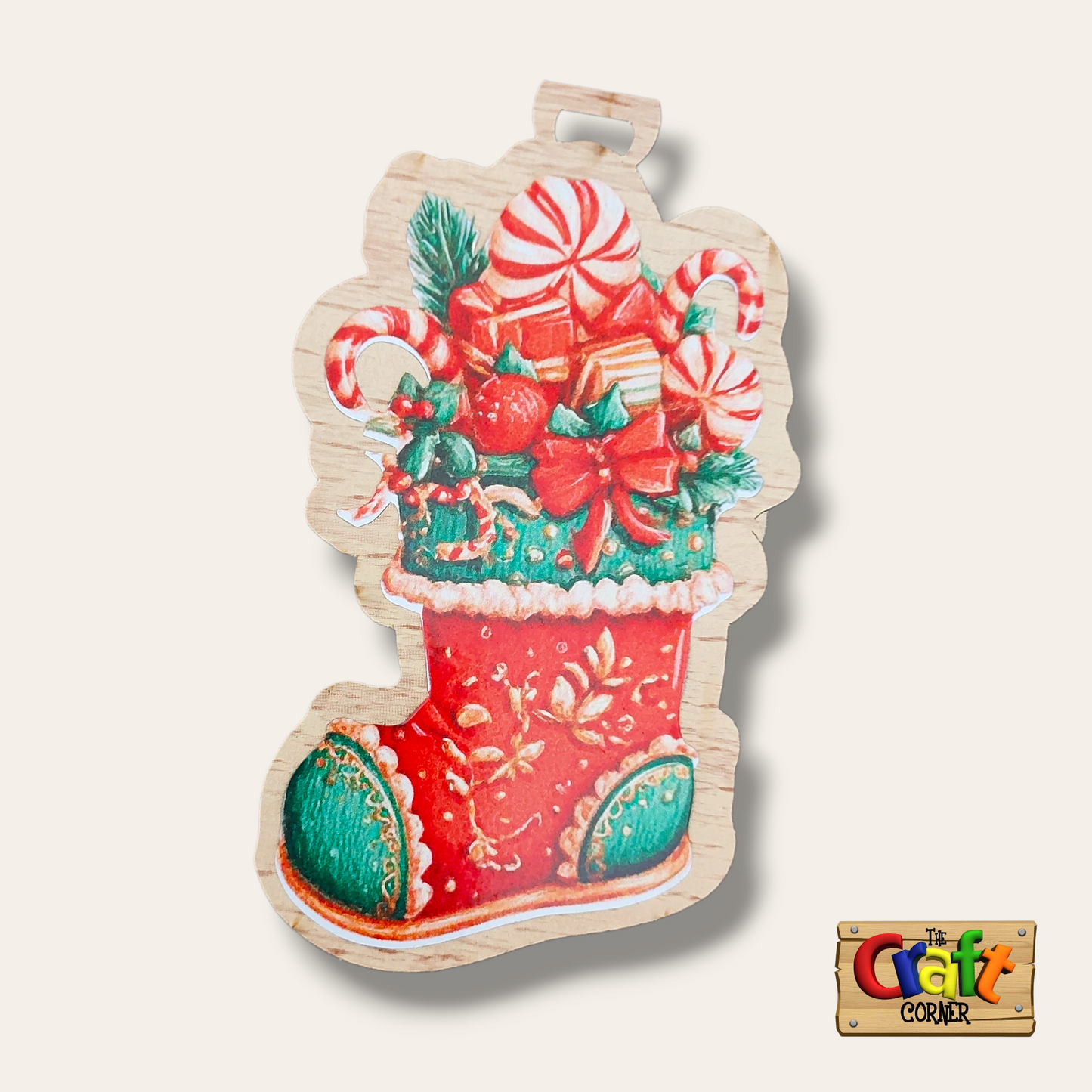 Ornament: Wooden vintage (2D) (Ginger Cutouts 3)