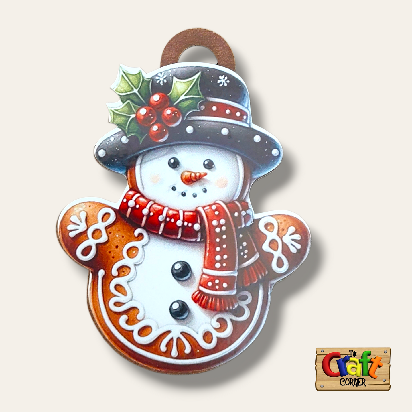 Ornament: wooden vintage (2D) (Ginger Cutouts 1)