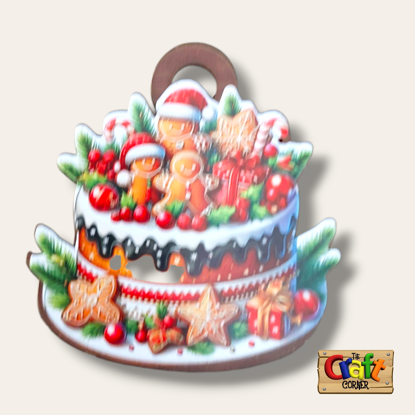 Ornament: wooden vintage (2D) (Ginger Cutouts 1)