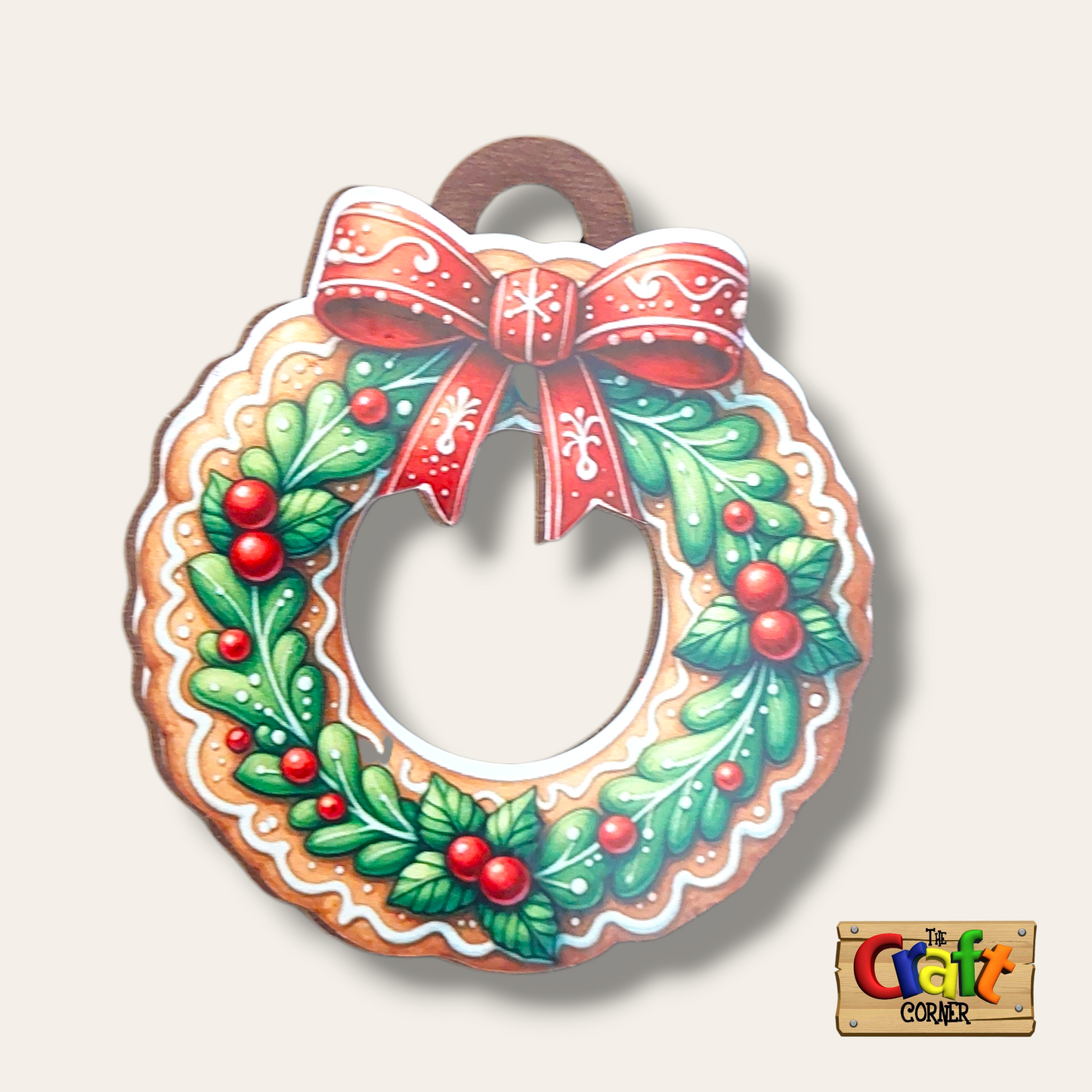 Ornament: wooden vintage (2D) (Ginger Cutouts 1)
