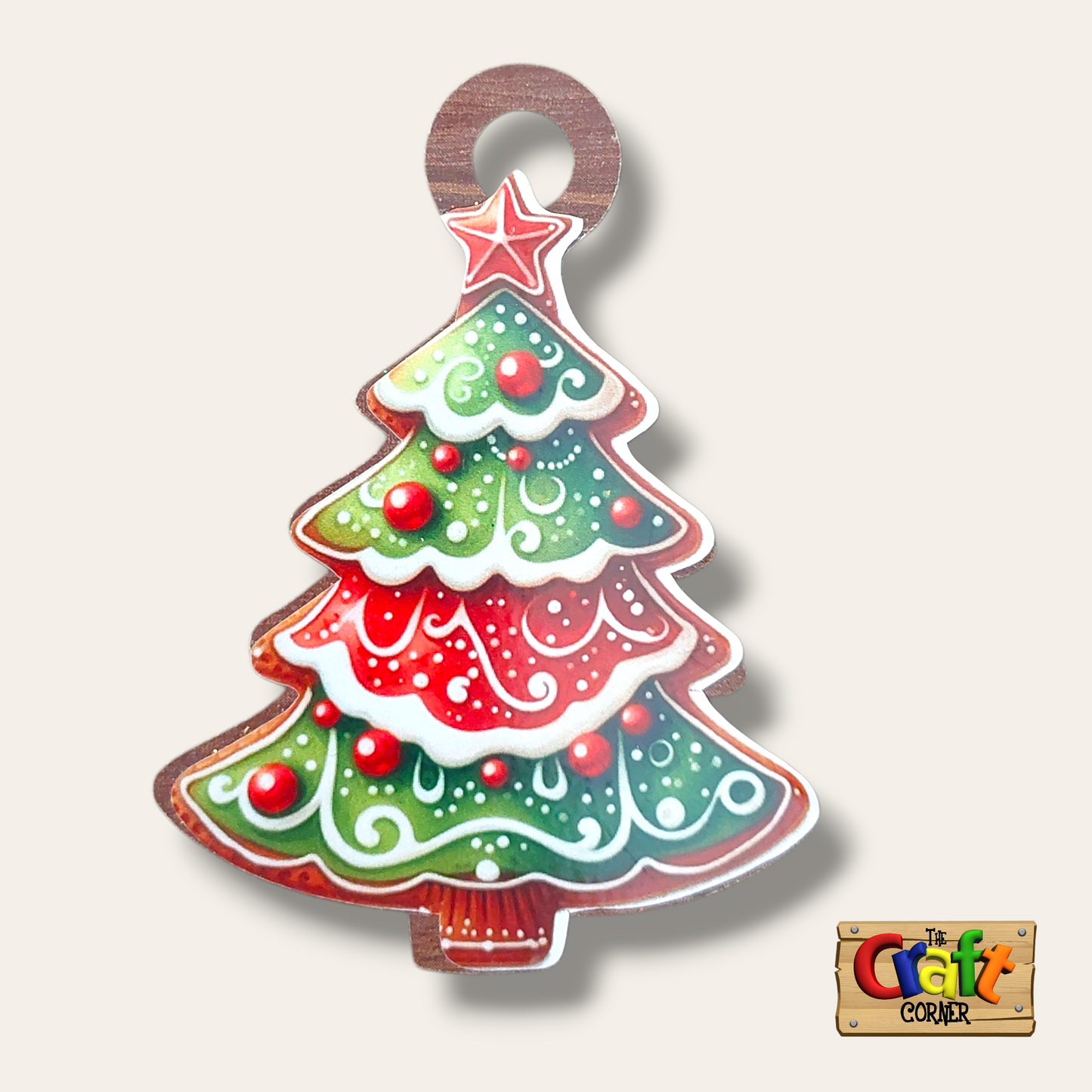 Ornament: Wooden vintage (2D) (Ginger Cutouts 2)