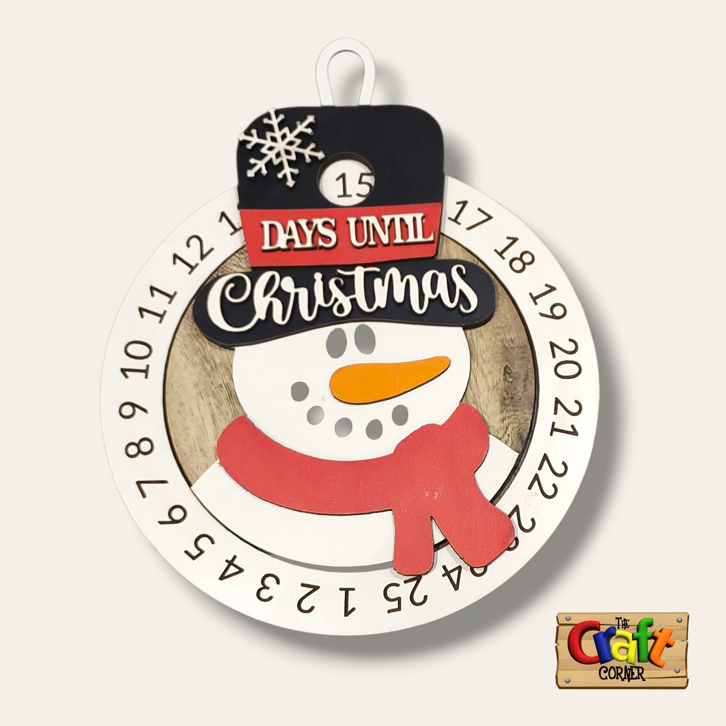 Christmas countdown: Days until Christmas Snowman