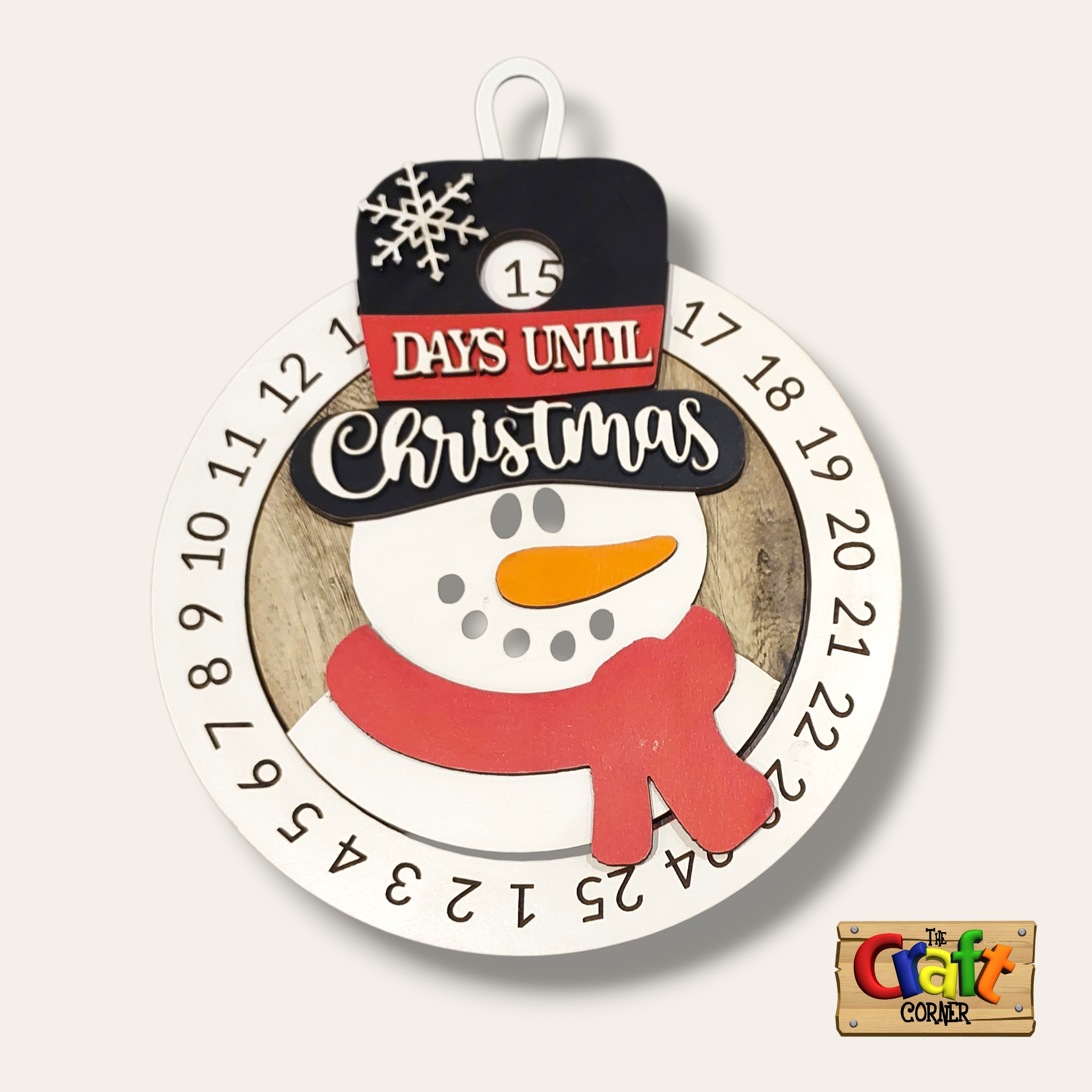 Christmas countdown: Days until Christmas Snowman