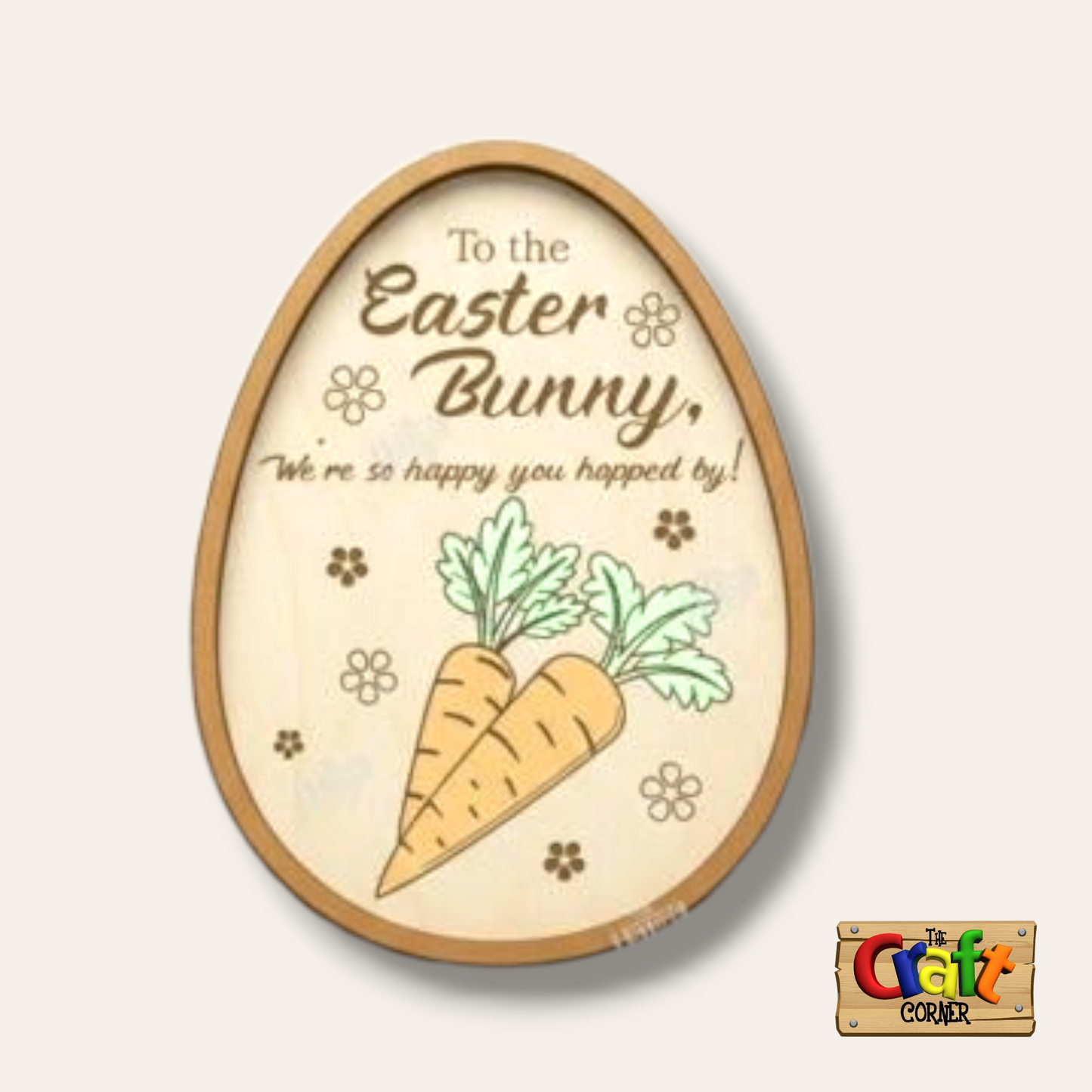 Easter Bunny treats tray (Egg)