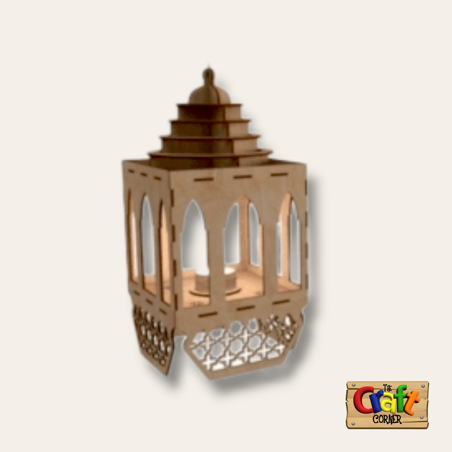 Lantern: Ramadan wooden 3D lantern (2)