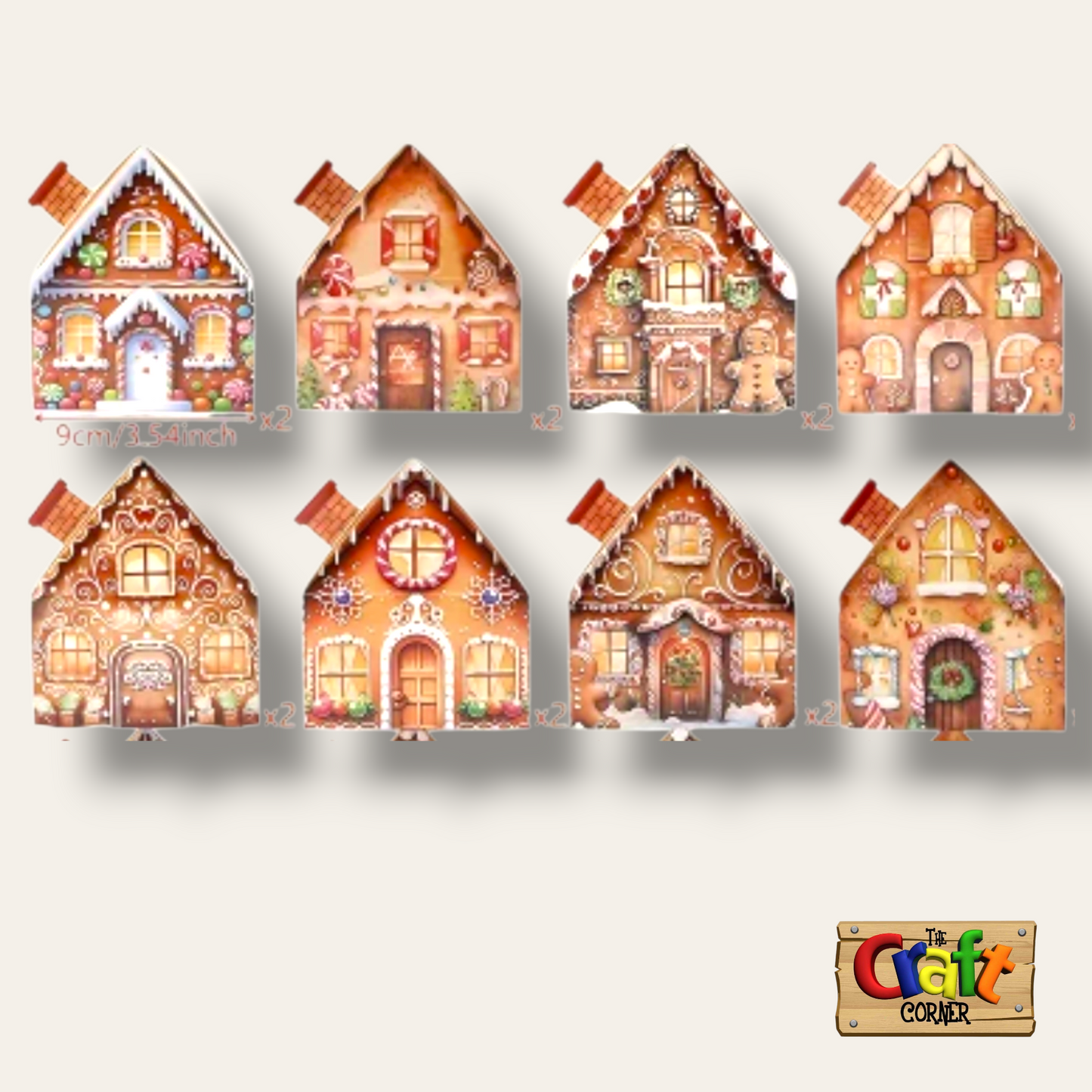 Christmas gift box (Gingerbread house)