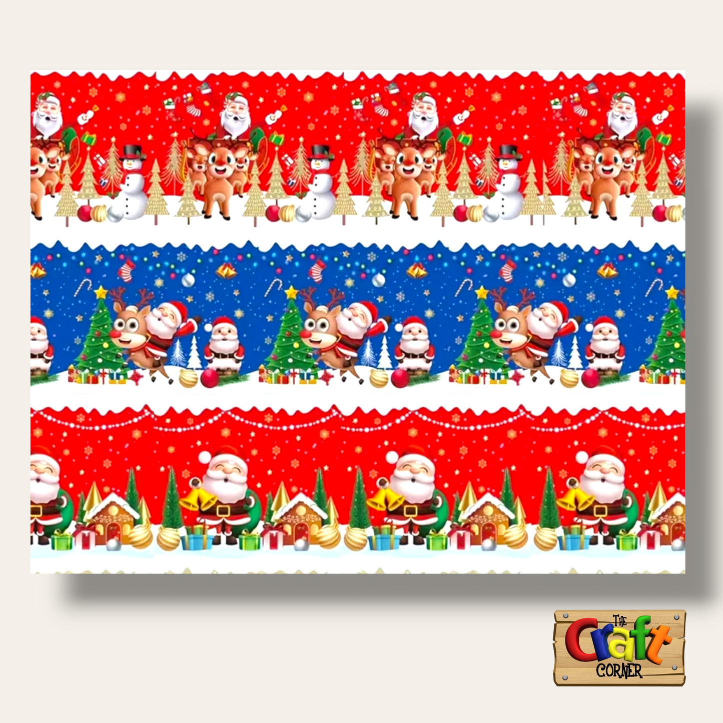 Christmas wrapping paper rolls