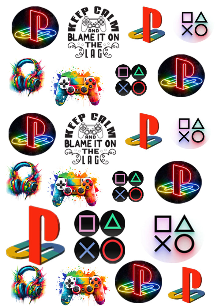 ""Playstation" School labels packs